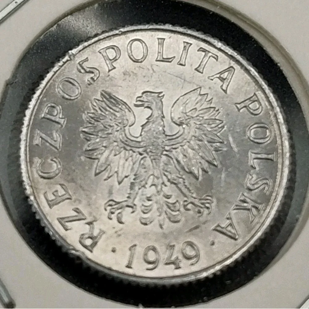 1949 Poland 1 Grosz Coin Collectable Used-Great Condition VTG SEE BR1.1GA-4030